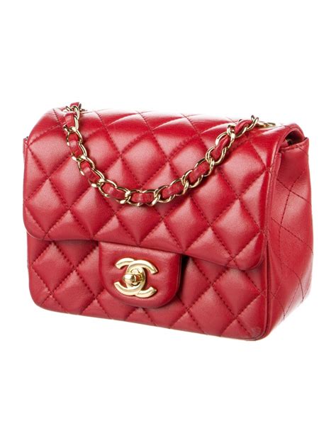 chanel mini red